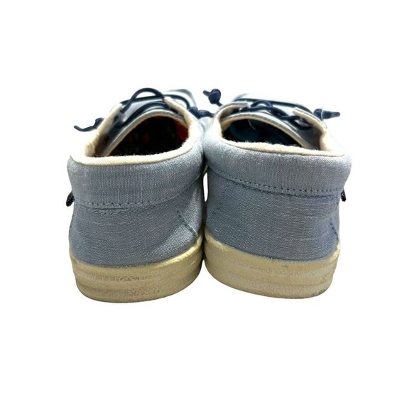 Cat & Jack Sz 3 Blue Boat Shoes - Picture 6 of 7